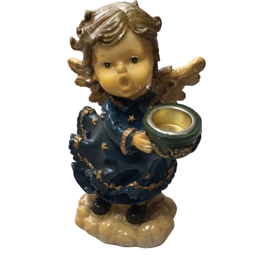 VINTAGE Angel Ceramic Figurine 6.25”